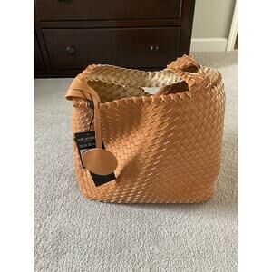 Ilse Jacobsen Hornbaek Reversible Tote Bag Golden Nugget Metallic Resort Coastal